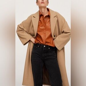 Mango Oversized Wool Coat